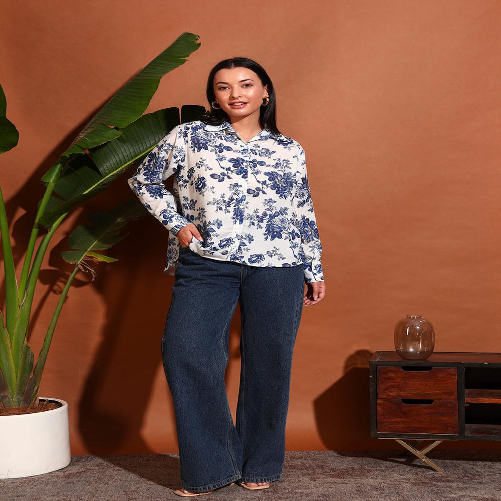 Impression Tree Shirt - Chest Size: Free Size