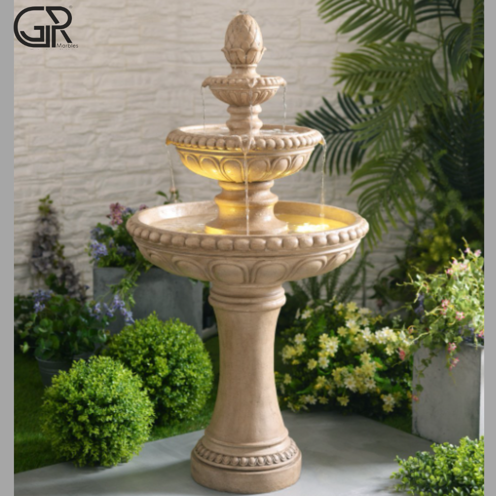 Dholpur Sandstone Water Fountain
