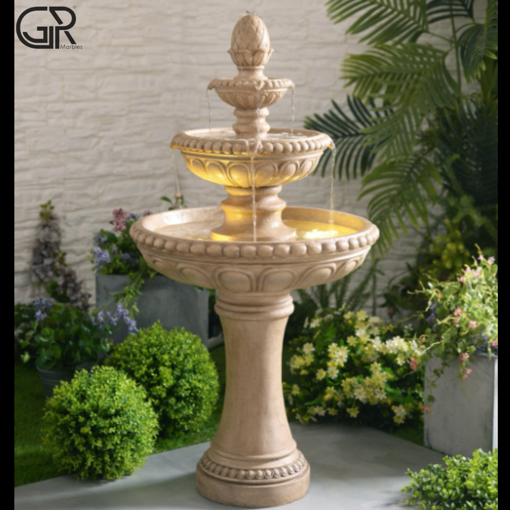 Dholpur Sandstone Water Fountain