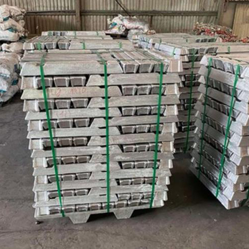 Aluminium Ingots - 99.7% Purity, 22x7x6 cm, Silver Finish | ADC12/LM6/LM24 Grades, Corrosion Resistant, Strapped Bundles