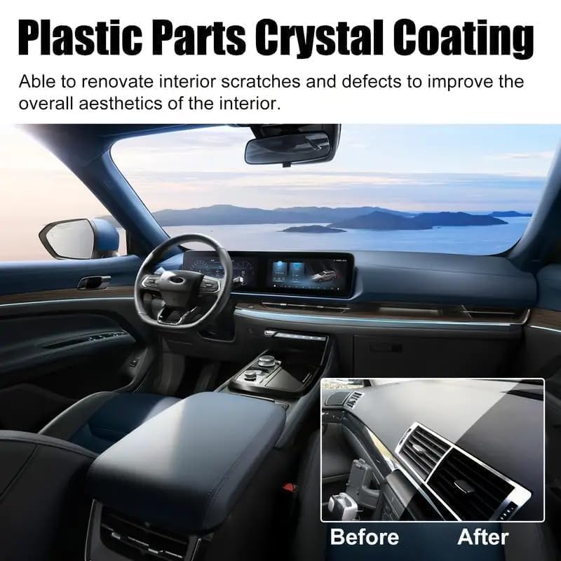 Crystal Coating for Car Bike Plastic Parts