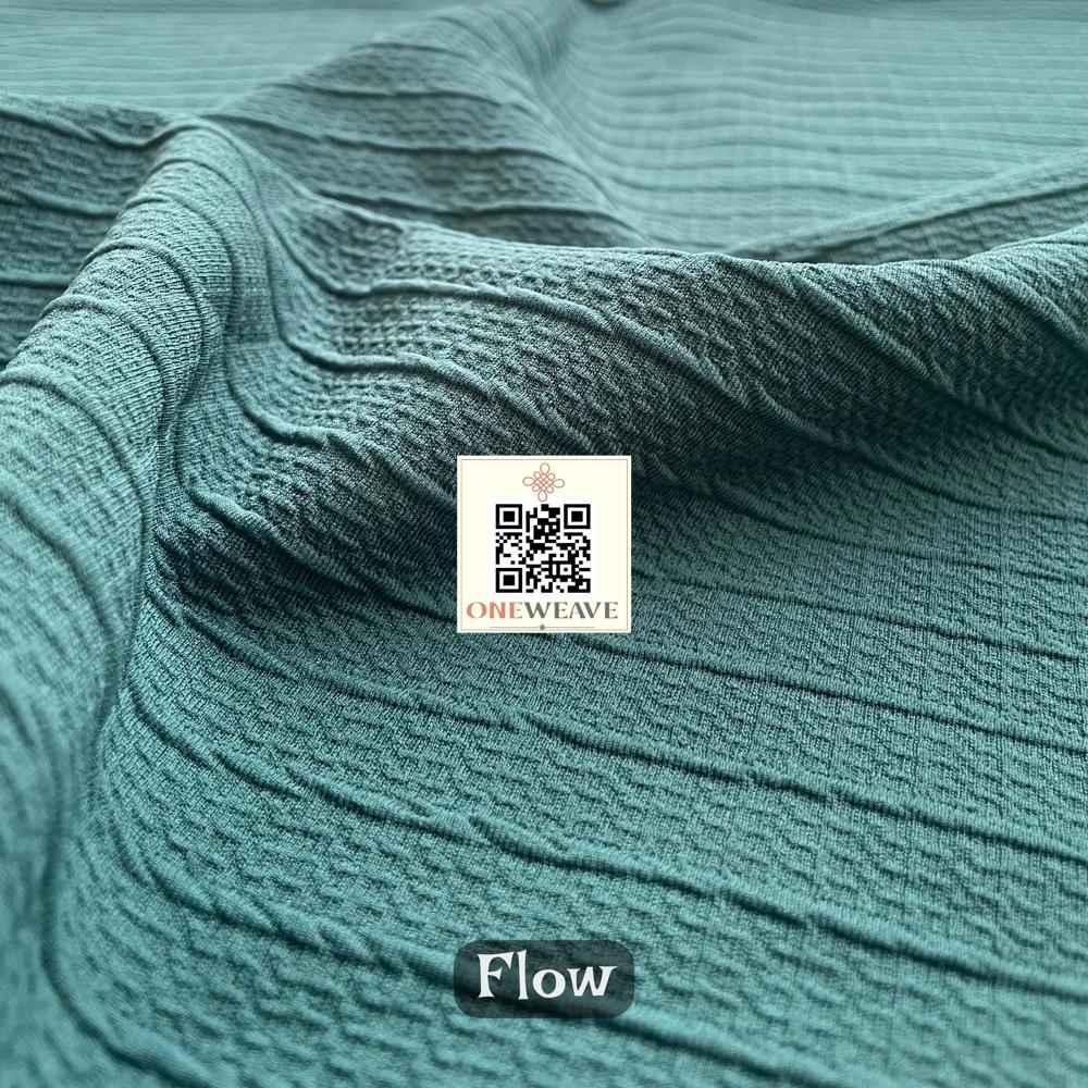 FLOW POLYESTER KNITTED FABRIC