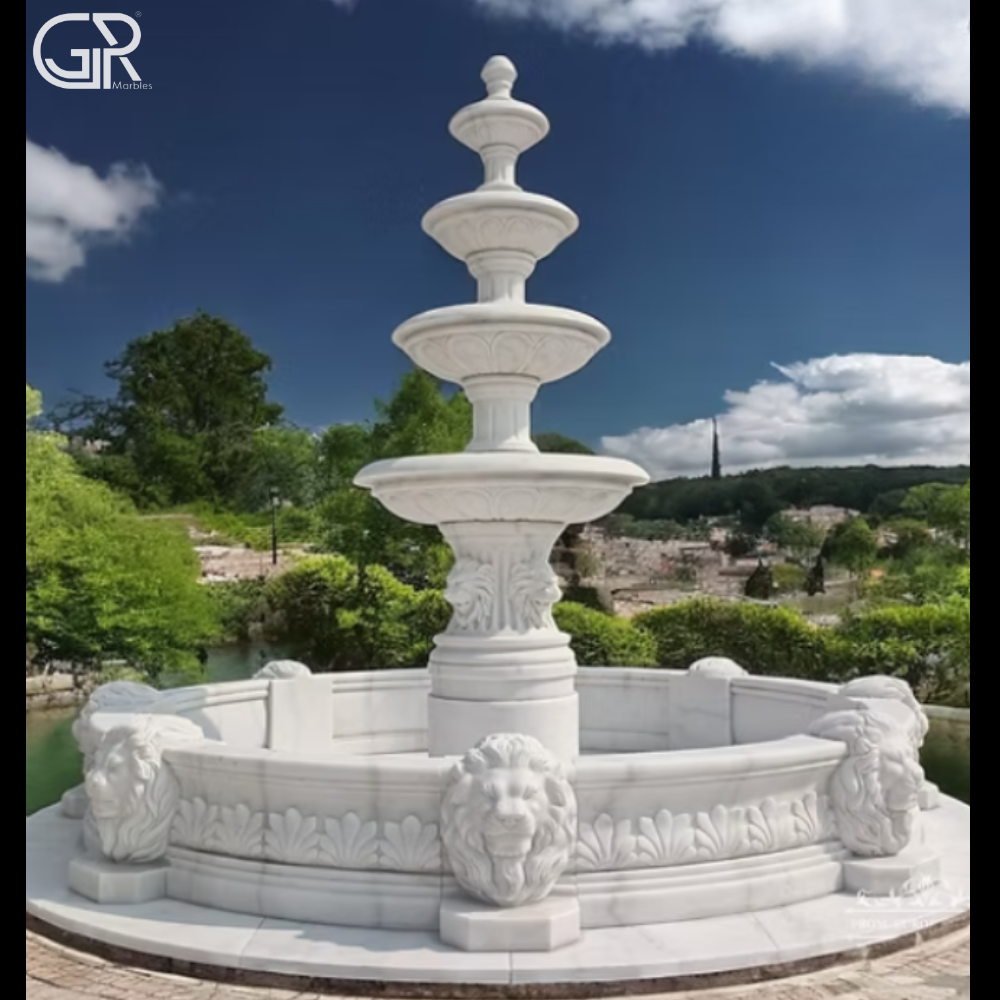 Garden Marble 3 Tier Fountain