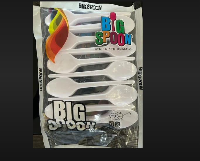 Big Spoon Plastic - Durable Design | Ergonomic Shape, Easy To Grip, Ideal For Serving And Cooking, Versatile Kitchen Tool