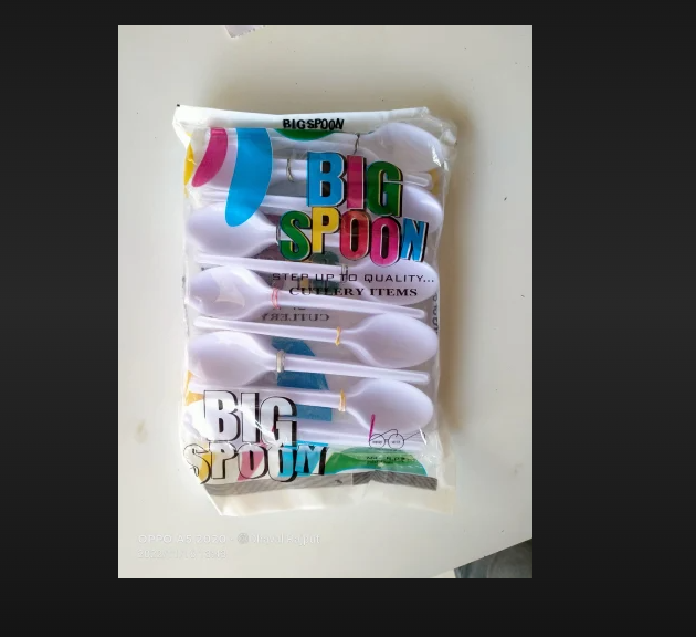 Big Spoon Plastic - Durable Design | Ergonomic Shape, Easy To Grip, Ideal For Serving And Cooking, Versatile Kitchen Tool