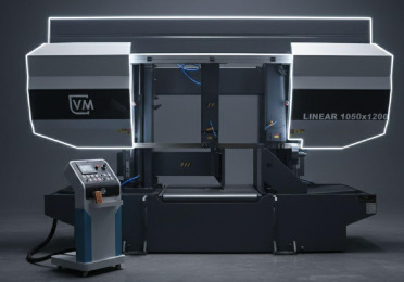 Double Column Semi Auto Band Saw Machine