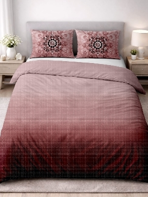 Cotton bedsheet with pillow cover