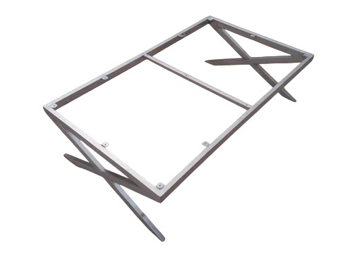Rectangular Stainless Steel Table Frame