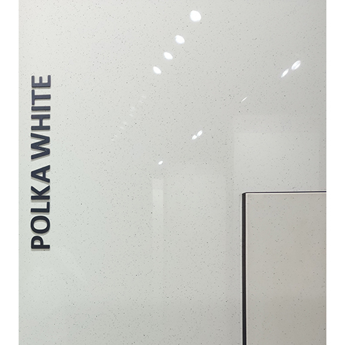 800x2400 Polka White Granite Slab