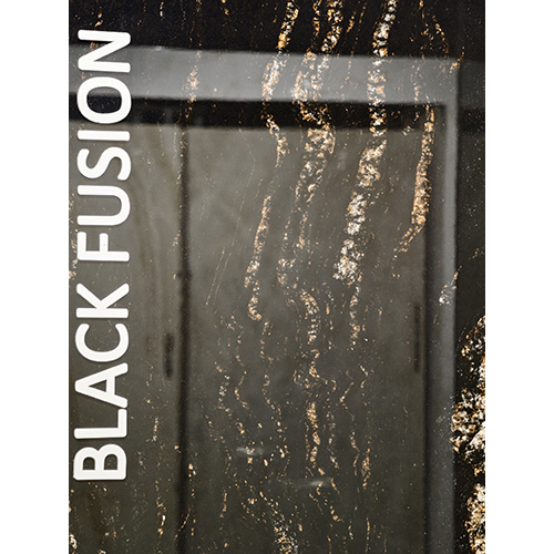 1600x3200 Black Fusion Granite Slab
