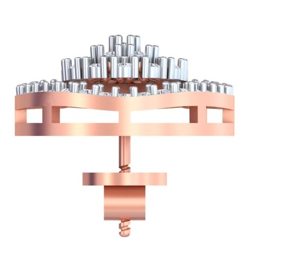 Celestial Halo Diamond Cluster Studs