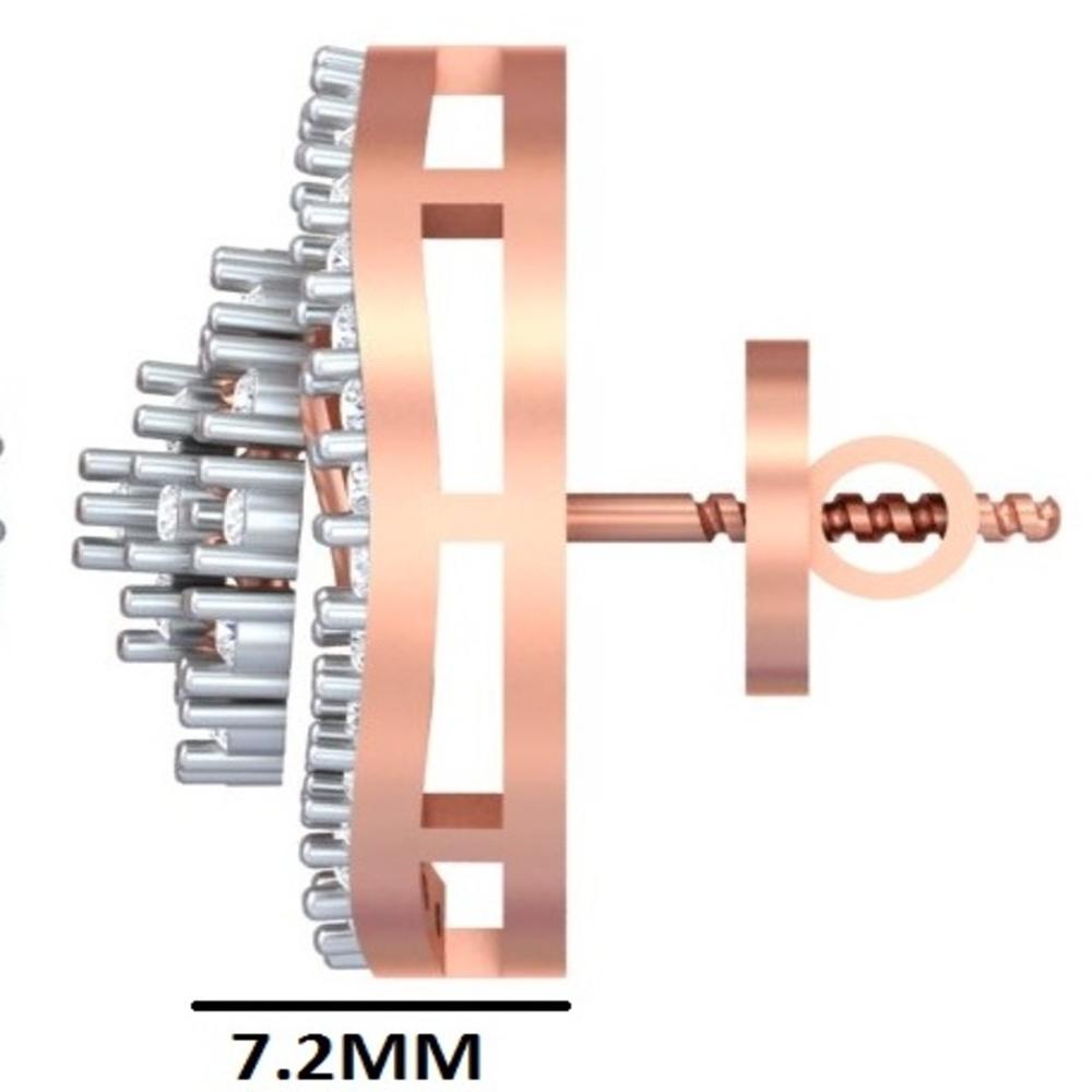 Celestial Halo Diamond Cluster Studs