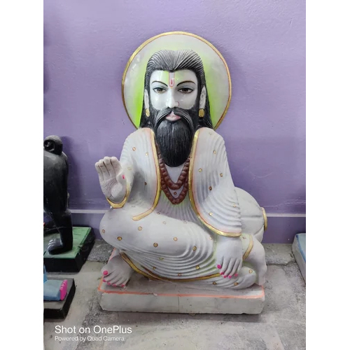 Marble Ravidas Statue - Finishing: Painting