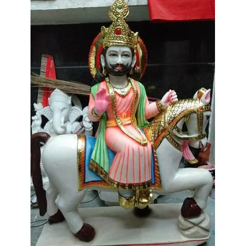 Marble Baba Ramdev Statue