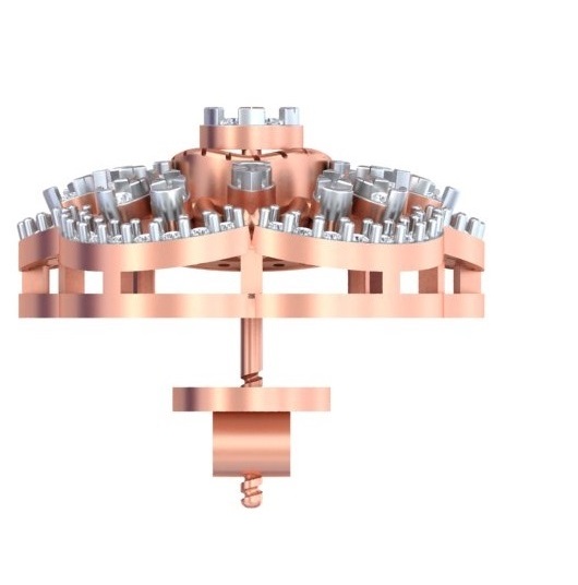 Roseate Petal Diamond Filigree Studs