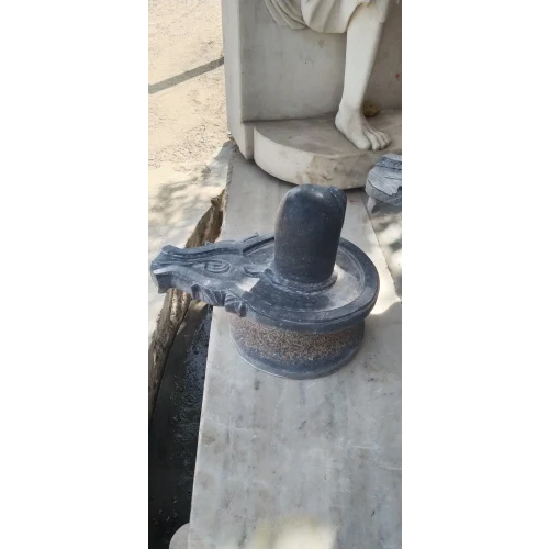 Marble Black Shivling - Finishing: Polishing