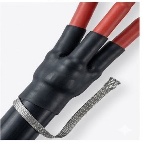 Red Electrical Cable Joints