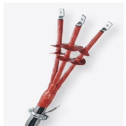 Red Electrical Cable Joints