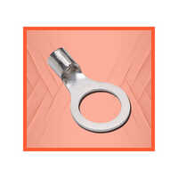 Insulated Ring Cable Lugs - Tin-plated Copper, 0.5-6 Mmâ², Red Blue Yellow | Flame Retardant Pvc, Rohs Compliant, Iec 61238-1