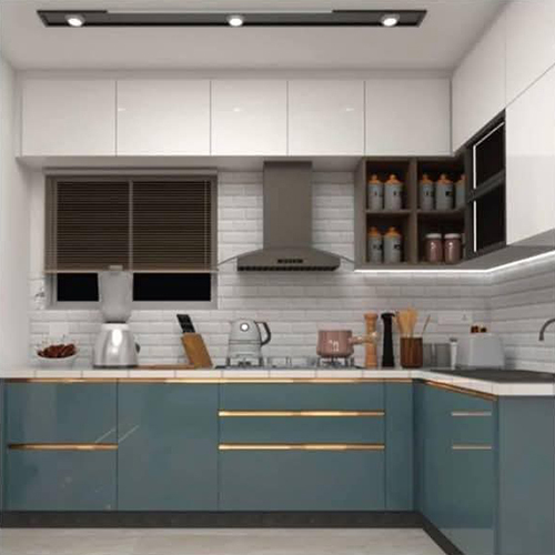 L Shape Modular Kitchen