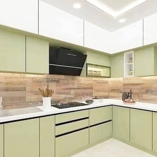 L Shape Modular Kitchen