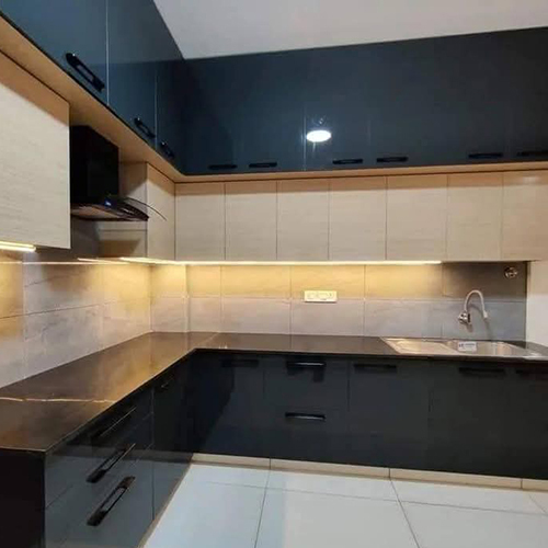 L Shape Modular Kitchen