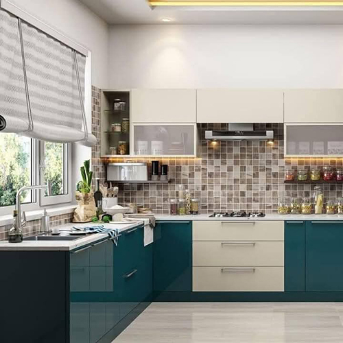 L Shape Modular Kitchen