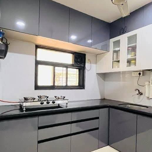 L Shape Modular Kitchen