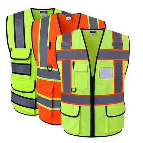 9 Pockets High Visibility Safety Jacket