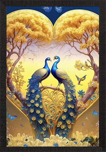 Peacock Wall Decorative A4 Size Photo Frame