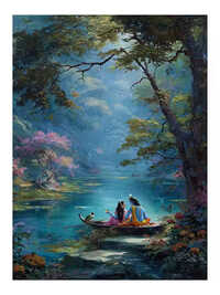 Radha Krishna Photo Frame
