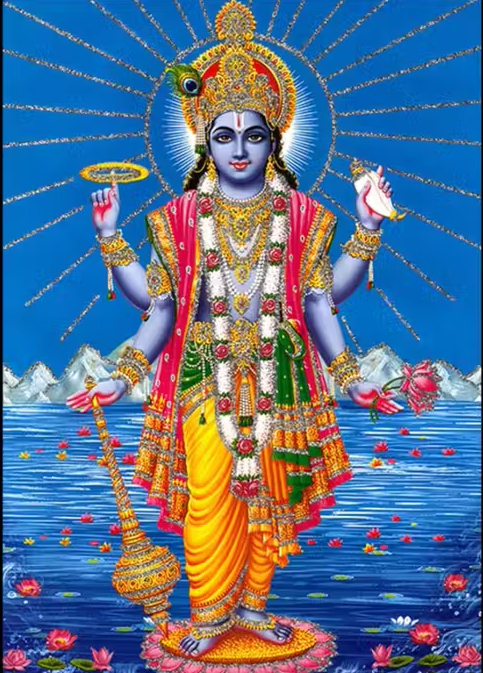 Narayan Bhagwan Photo Frame