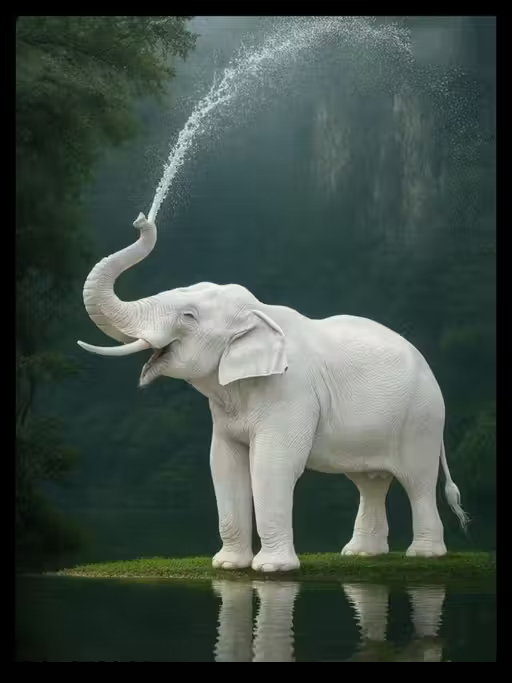 White Elephant Photo Frame