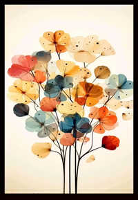 Flower Wall Poster Photo Frame
