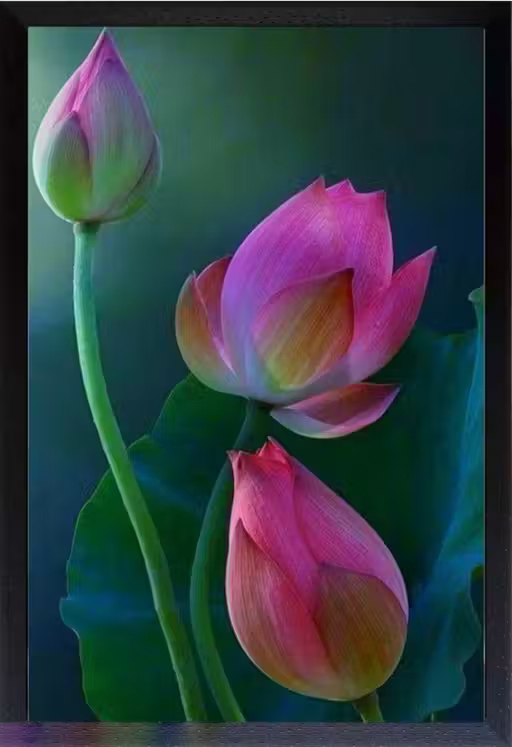 Lotus Photo Frame