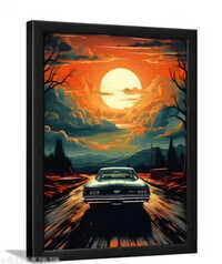 Luxury Car Poster Frame