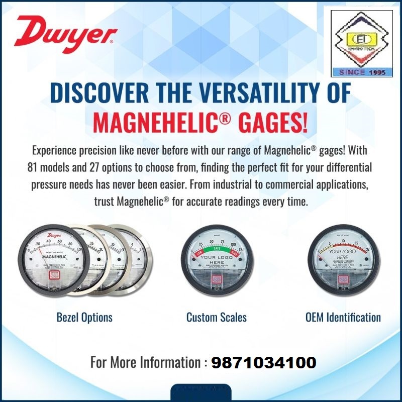 Dwyer Magnehelic Gauge Wholesalers FROM Haringhata Industrial Park Nadia West Bengal