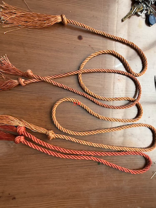 Polyester yarn for rubber hoses