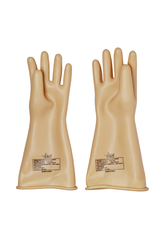 15000 Volts Electrical Shockproof Rubber Hand Gloves