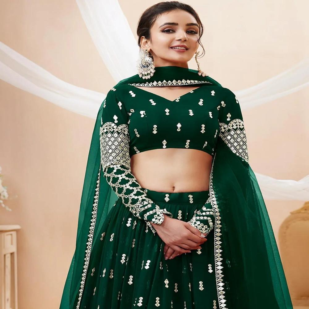 Nova Semi Stitched Lehenga