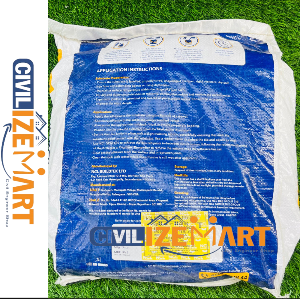 NCL Cerostik - T1 100 TIle Adhesive