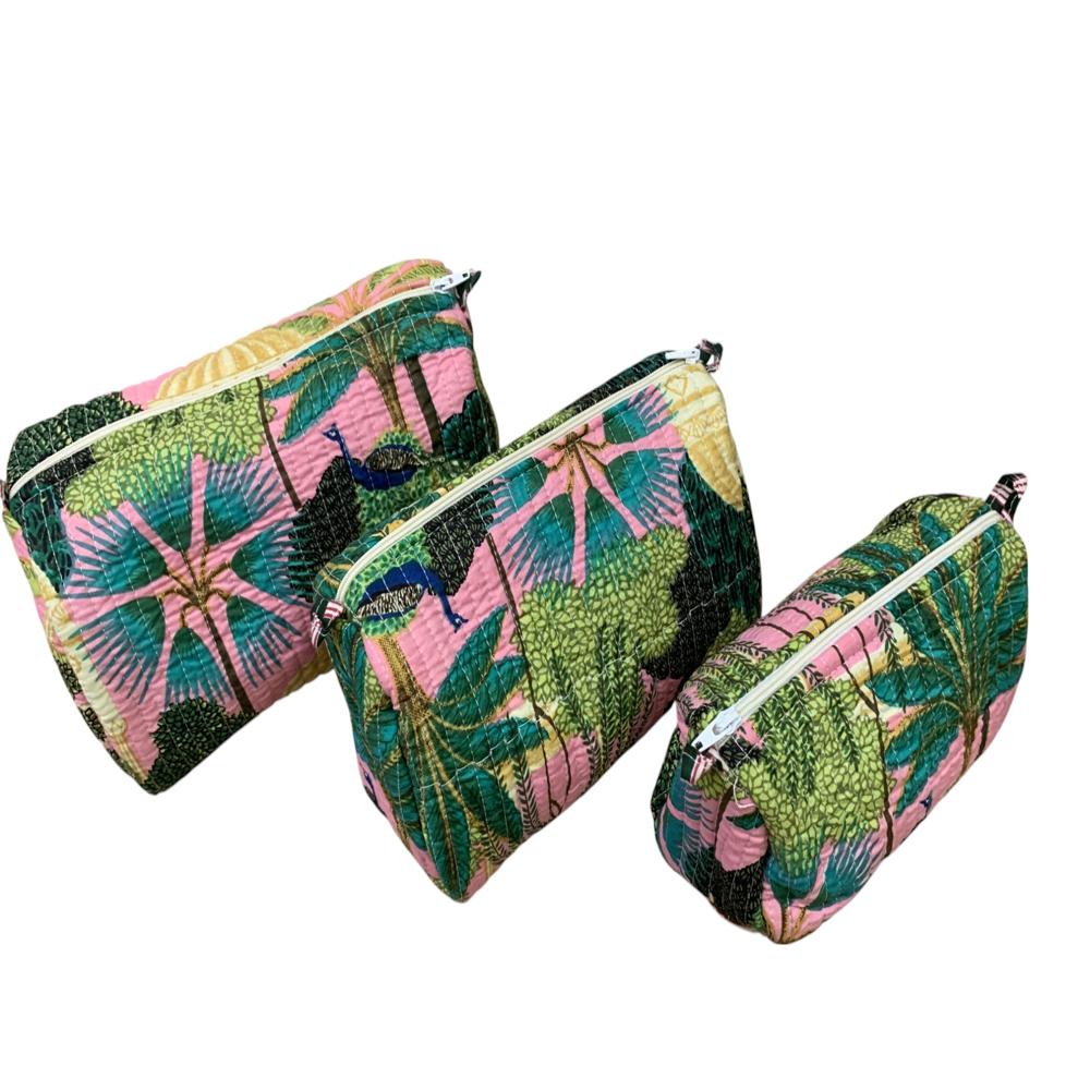 COTTON 3PC POUCH SET