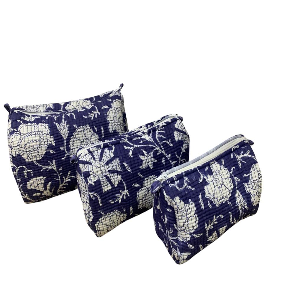COTTON 3PC POUCH SET