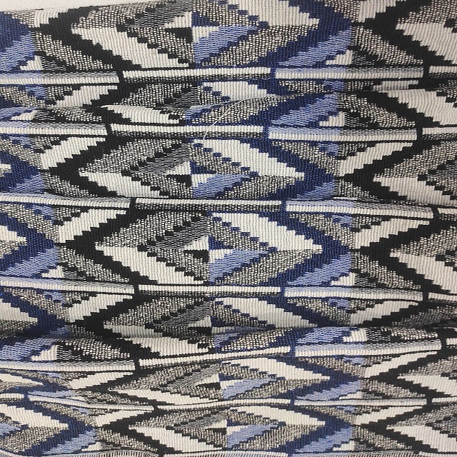 blue white bag fabric 