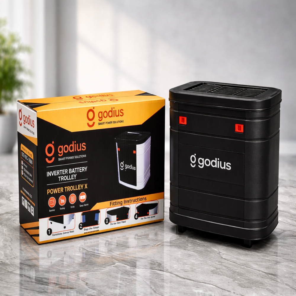 Godius Inverter Battery Trolley