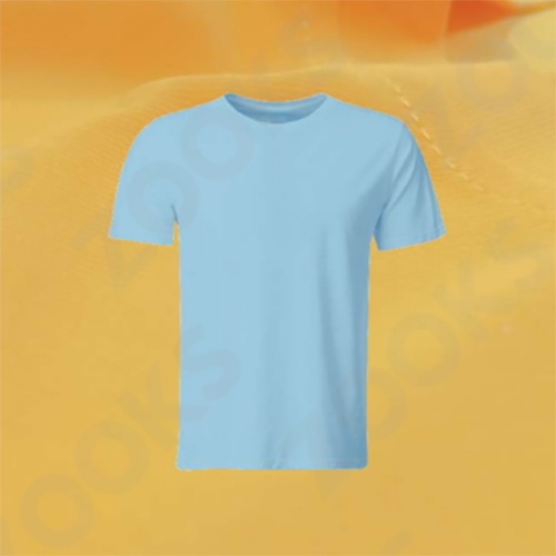 Sky Blue Polyester T Shirts