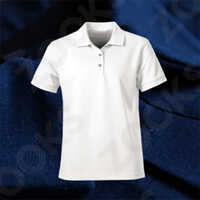 White Premium Bamboo Fabric T Shirts - Age Group: Adults