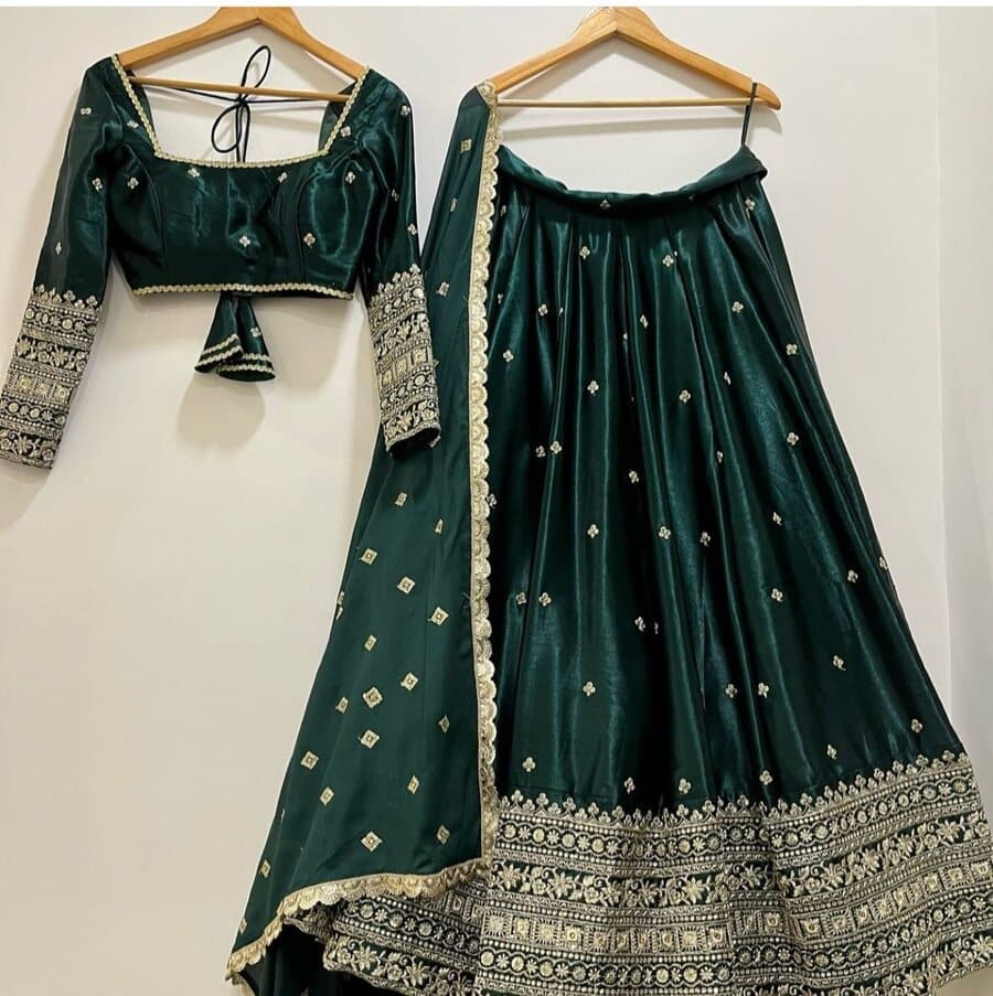 Green Renuka Lehenga