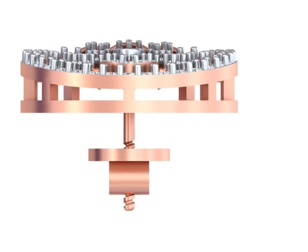 Pear-Shaped Sunburst Filigree Stud Earrings