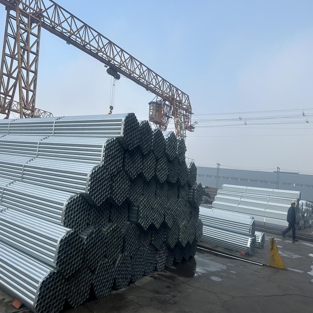 Widely Recognized Galvanized Carbon Steel CS Round 2 Inch 60.3MM ASTM A53 Gr.B Welded GI Galvanized Pipes